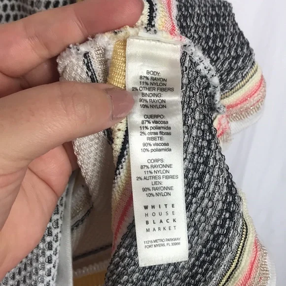 WHBM High Neck Colorful Tank - Picture 8 of 8